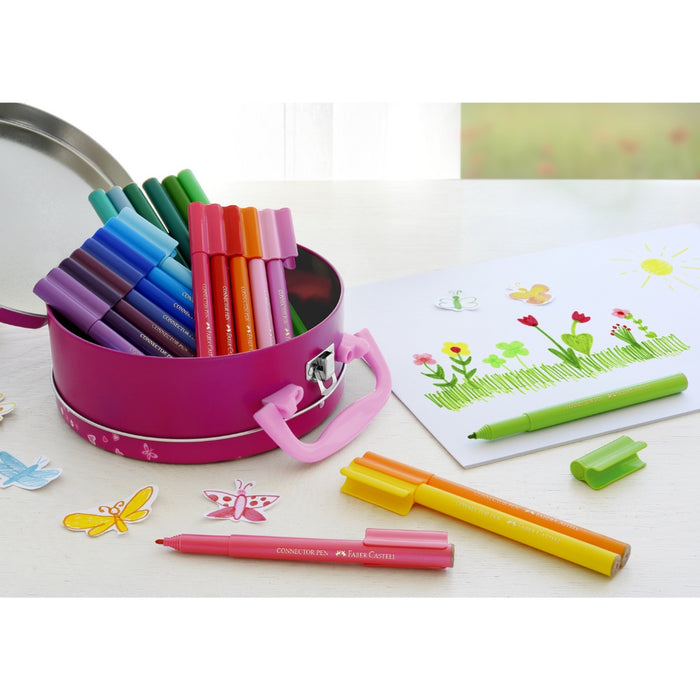 [SG] Faber-Castell PL155537/PL155538 Connector Pen Set 33 [Evergreen Stationery]