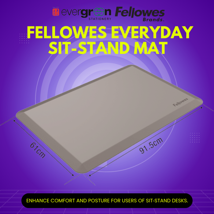 [SG] Fellowes Everyday Sit-Stand Mat [Evergreen Stationery]