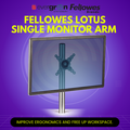 [SG] Fellowes Lotus Single Monitor Arm [Evergreen Stationery]