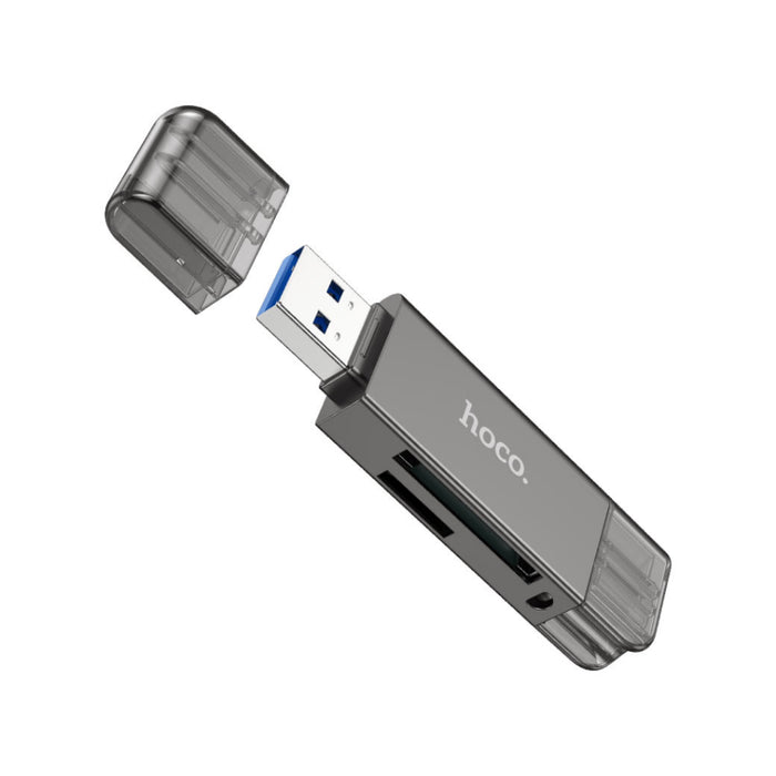 [SG] Hoco HB39 USB/Type-C 3.0 High Speed Card Reader [Evergreen Stationery]