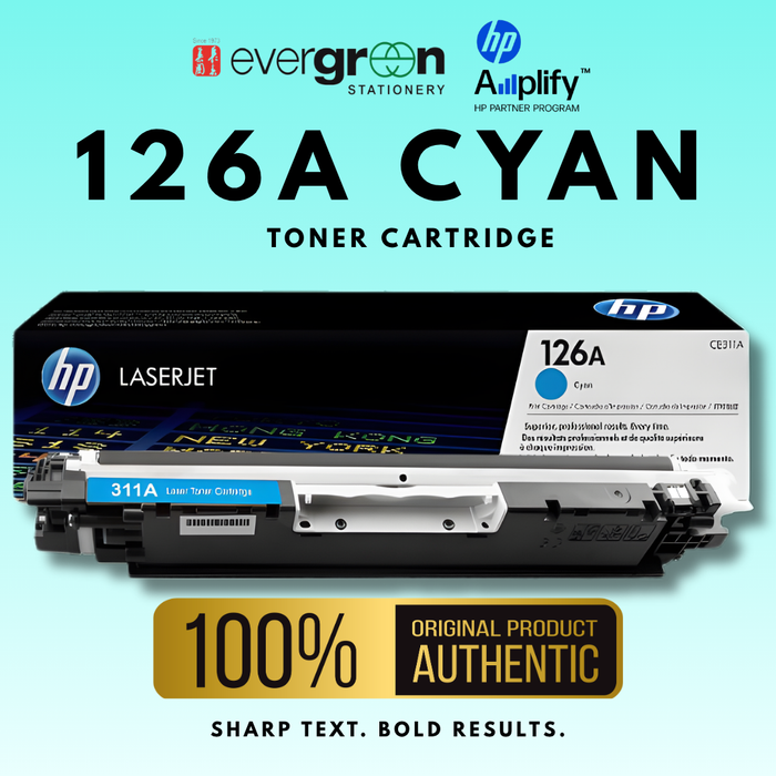[SG] HP 126A Cyan Toner Cartridge [Evergreen Stationery]