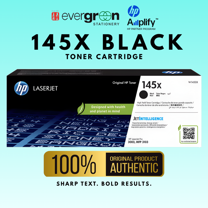 [SG] HP 145X High Yield Black Original LaserJet Toner Cartridge [Evergreen Stationery]