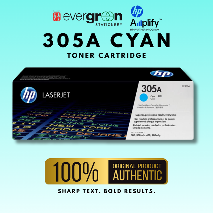 [SG] HP 305A Cyan Toner Cartridge [Evergreen Stationery]