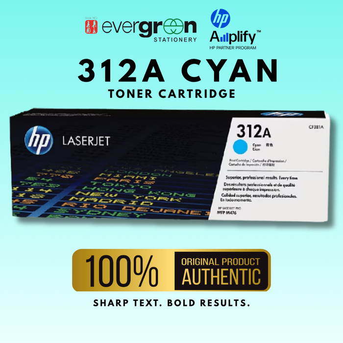 [SG] HP 312A Cyan Toner Cartridge [Evergreen Stationery]
