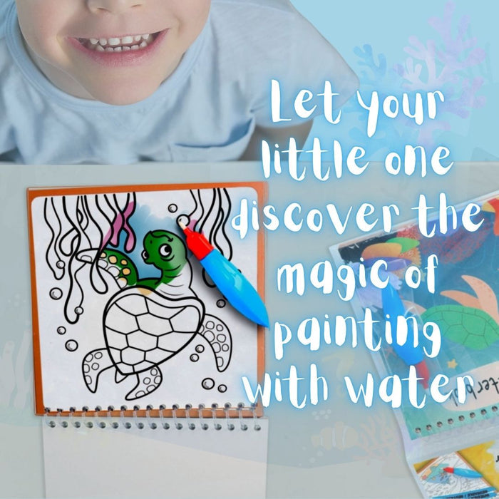 [SG] ONLINE Magic Water Book with Water Pen [Evergreen Stationery]