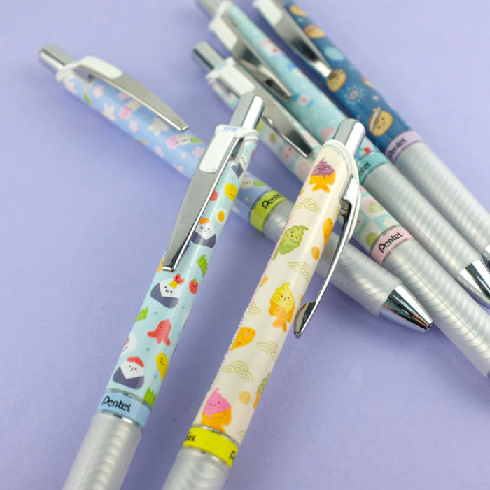 [SG] Pentel Energel Limited Edition Kawaii Japanese Snacks Pen (6 Piece Set) [Evergreen Stationery]