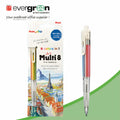 [SG] Pentel Multi 8 M Pencil 8 Colors [Evergreen Stationery]