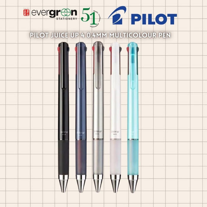[SG] Pilot Juice Up 4 0.4mm Multicolour Pen [Evergreen Stationery]