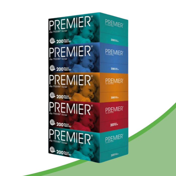 [SG] PREMIER Tissue Box (5 BOXES/PACK) [Evergreen Stationery]