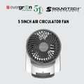 [SG] SoundTeoh 5-Inch Air Ciculator Fan [Evergreen Stationery]