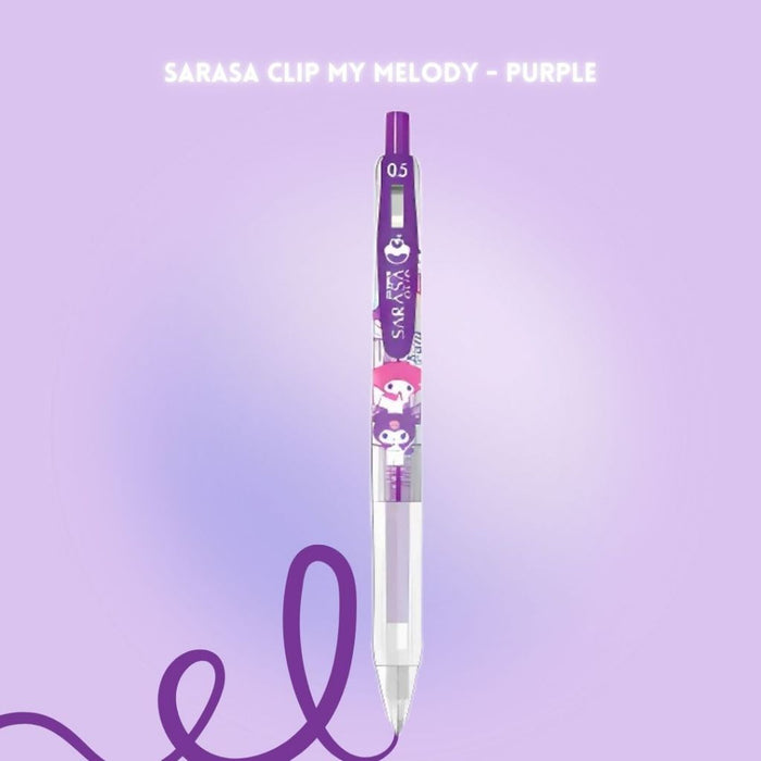 [SG] Zebra Sarasa Clip My Melody 5 Colours Set [Evergreen Stationery]
