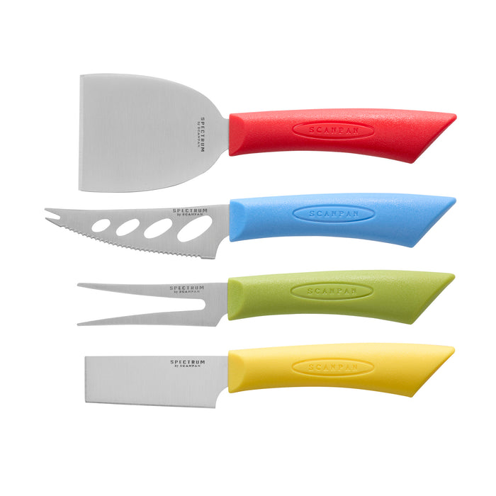 Spectrum by SCANPAN 4 Piece Cheese Knife Set