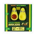 Throw Throw Avocado game box front, a green box with two cartoon avocados