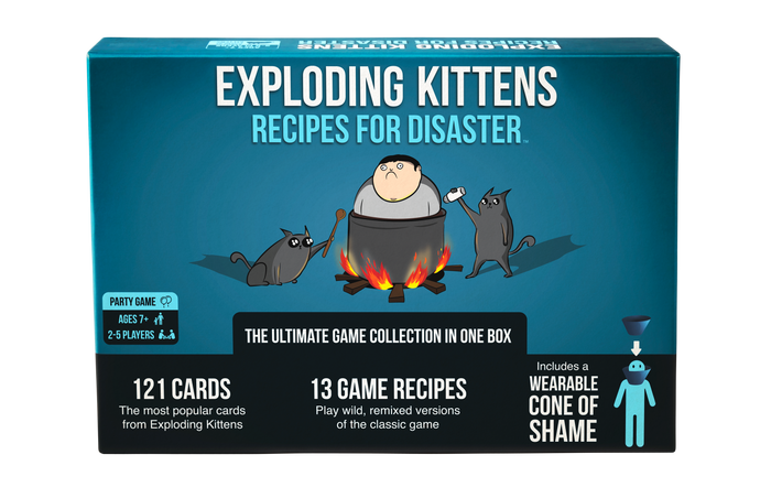 Exploding Kittens Recipes for Disaster game box front
