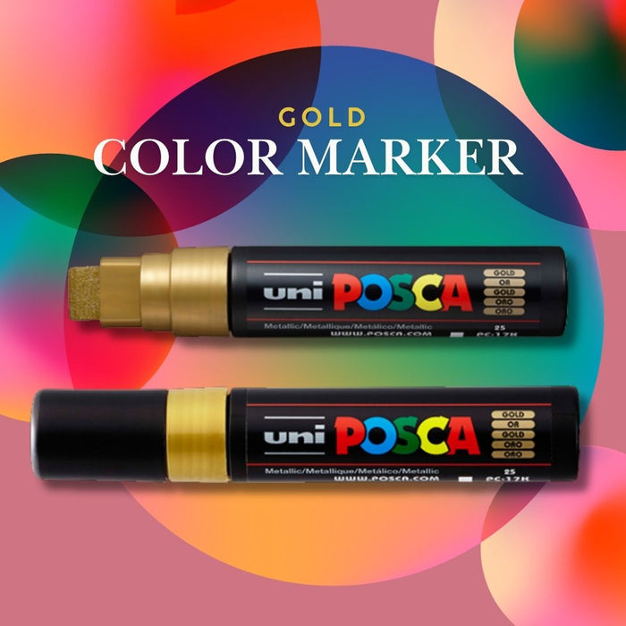 Uni Posca 15mm Extra-Broad Tip Color Marker | Water-Based