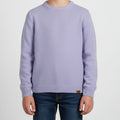 Unisex Lavender Acrylic Knit Sweater
