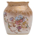 Vase, Burslem  Scroll with Flowers