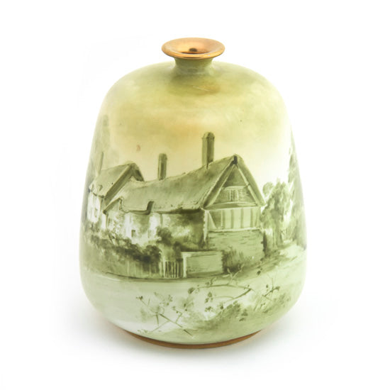 Vase,with House