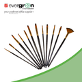VT Artist Brush Set – 12pcs Premium Nylon Brushes for Acrylic, Watercolor & Oil Painting