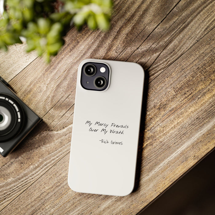 Walking Dead – 'My Mercy Prevails Over My Wrath' Phone Case