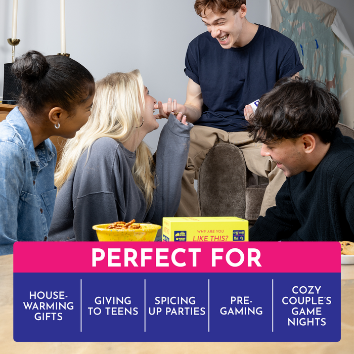 Why Are You Like This, perfect for housewarming gifts, parties, and couples' game nights