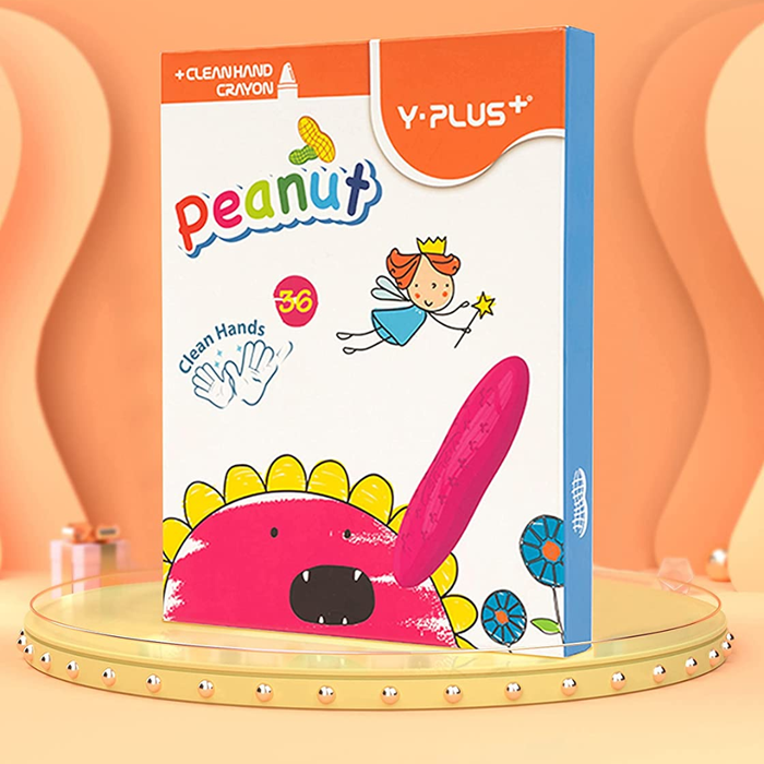 Y-Plus 36 Pieces Peanut Coloring Crayon
