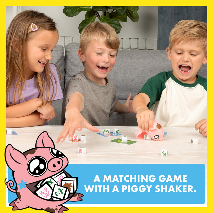 You Little Stinker Pig Edition, a matching game with a piggy shaker