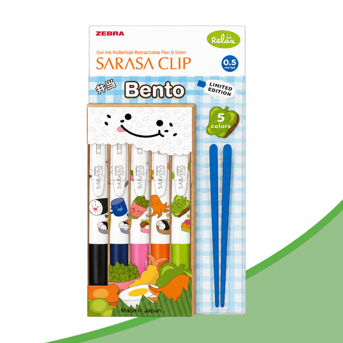 Zebra Pen-Gel Sarasa Clip Japanese Bento 0.5 Set