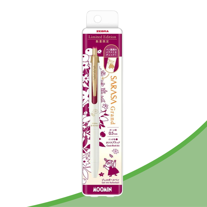 Zebra Sarasa Grand 0.5 Moomin Gel Pen Collection