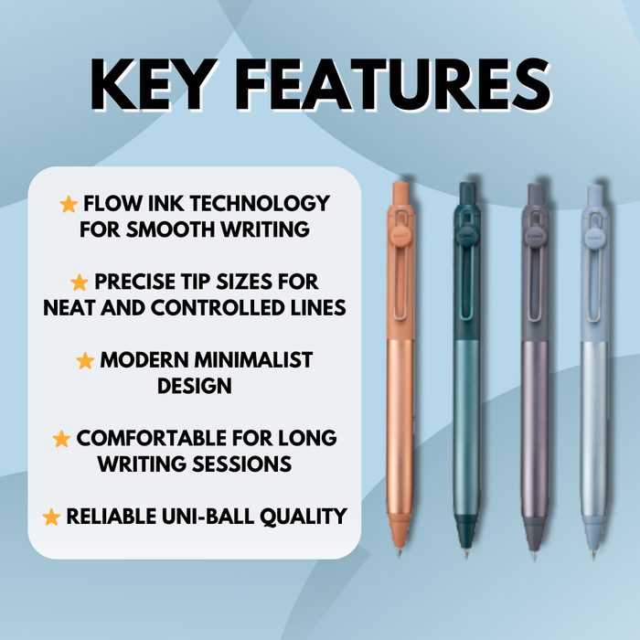 ZENTO FLOW Uni-ball Gel Pen Series