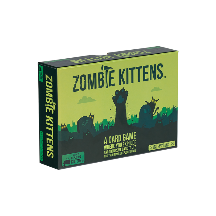 Zombie Kittens game box shown at an angle